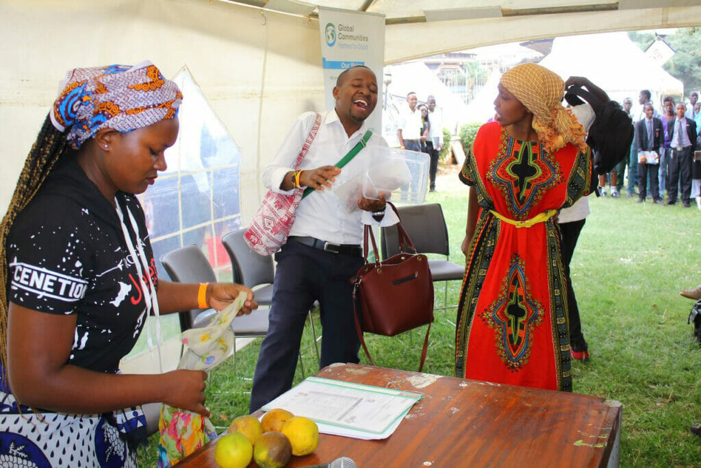 Chipukizi VOD members perform at the 2019 Hands on the Future Kenya skills show.