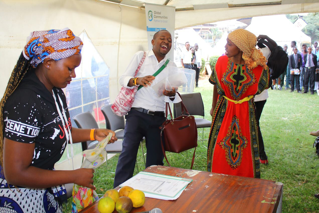 Chipukizi VOD members perform at the 2019 Hands on the Future Kenya skills show.