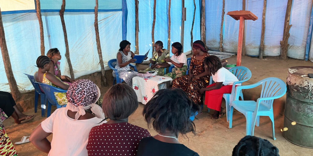 DRC_Alliance-for-the-Protection-of-Biodiversity-and-Development_VSLA-group-meeting_Durba-community_March-2023