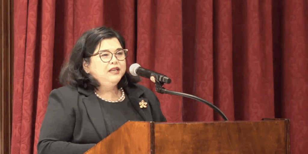 Frontline Health Workers Coalition Executive Director Tina Flores at UNGA80